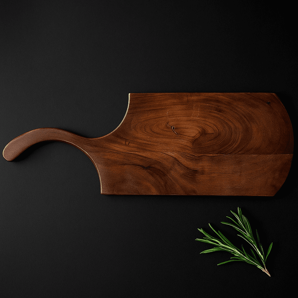 Hand-Cut Acacia Wood Chopping Board – Antibacterial