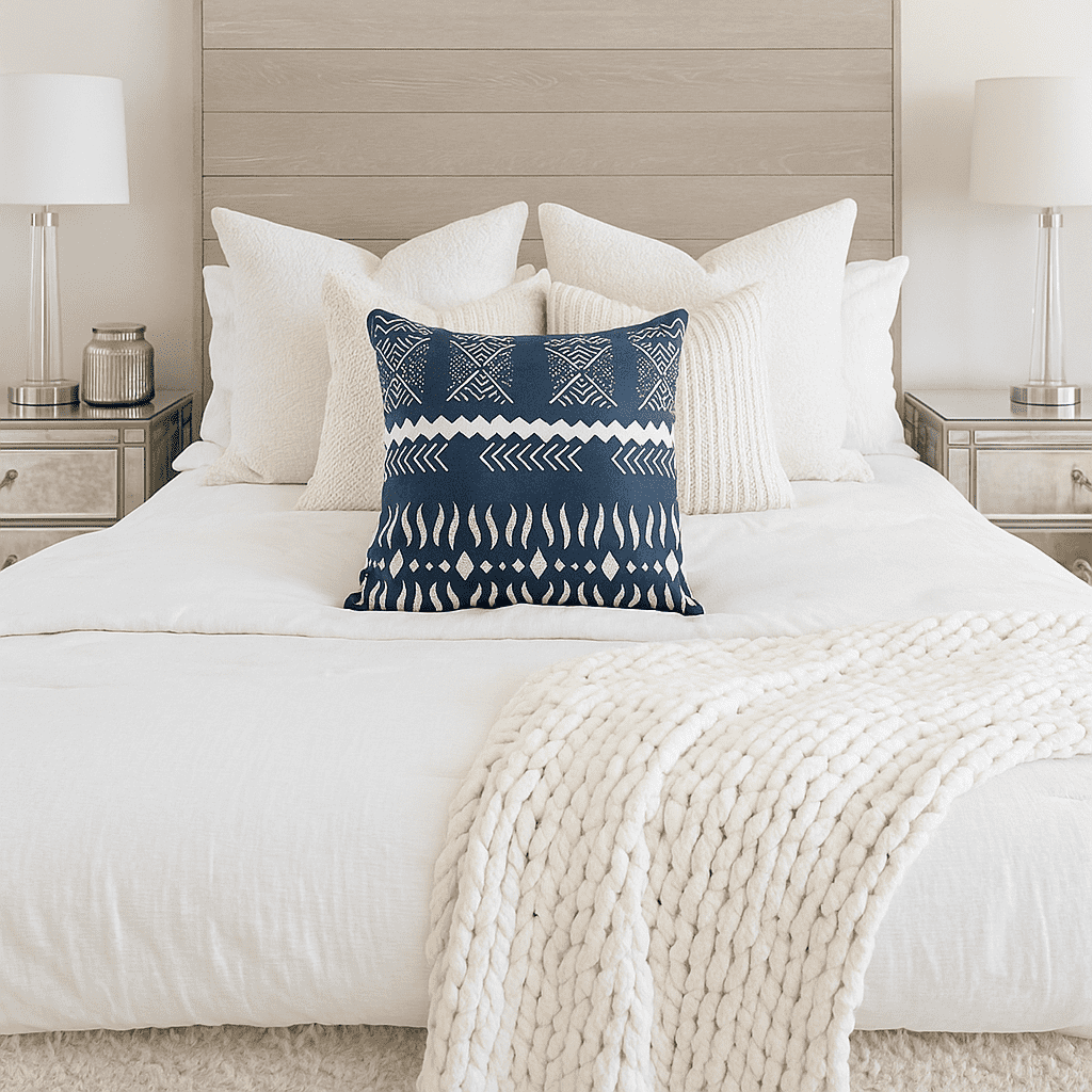 Tribal Monochrome Cotton Cushion Cover