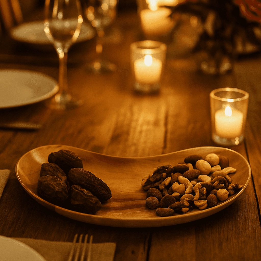 Classic Bean-Shaped Neem Wood Tray