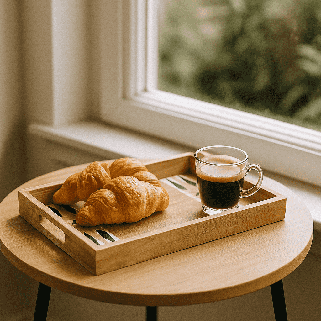 Handcut Mango Wood Tray – Sustainable Serving Tray
