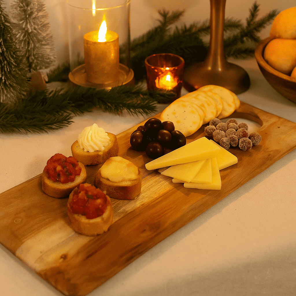 Classic Acacia Wood Chopping Board – Handcut Solid Wood Chopping Board