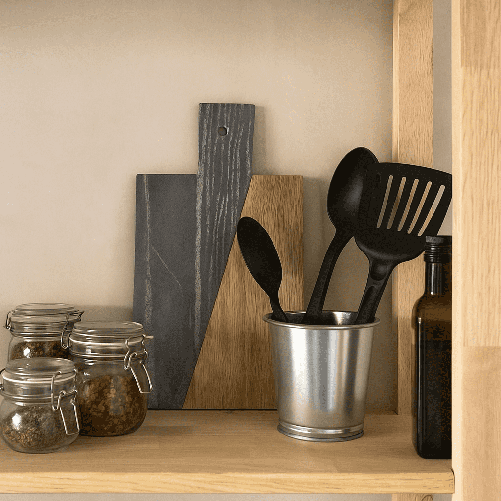 Fusion Natural Acacia Wood &amp; Marble Chopping Board