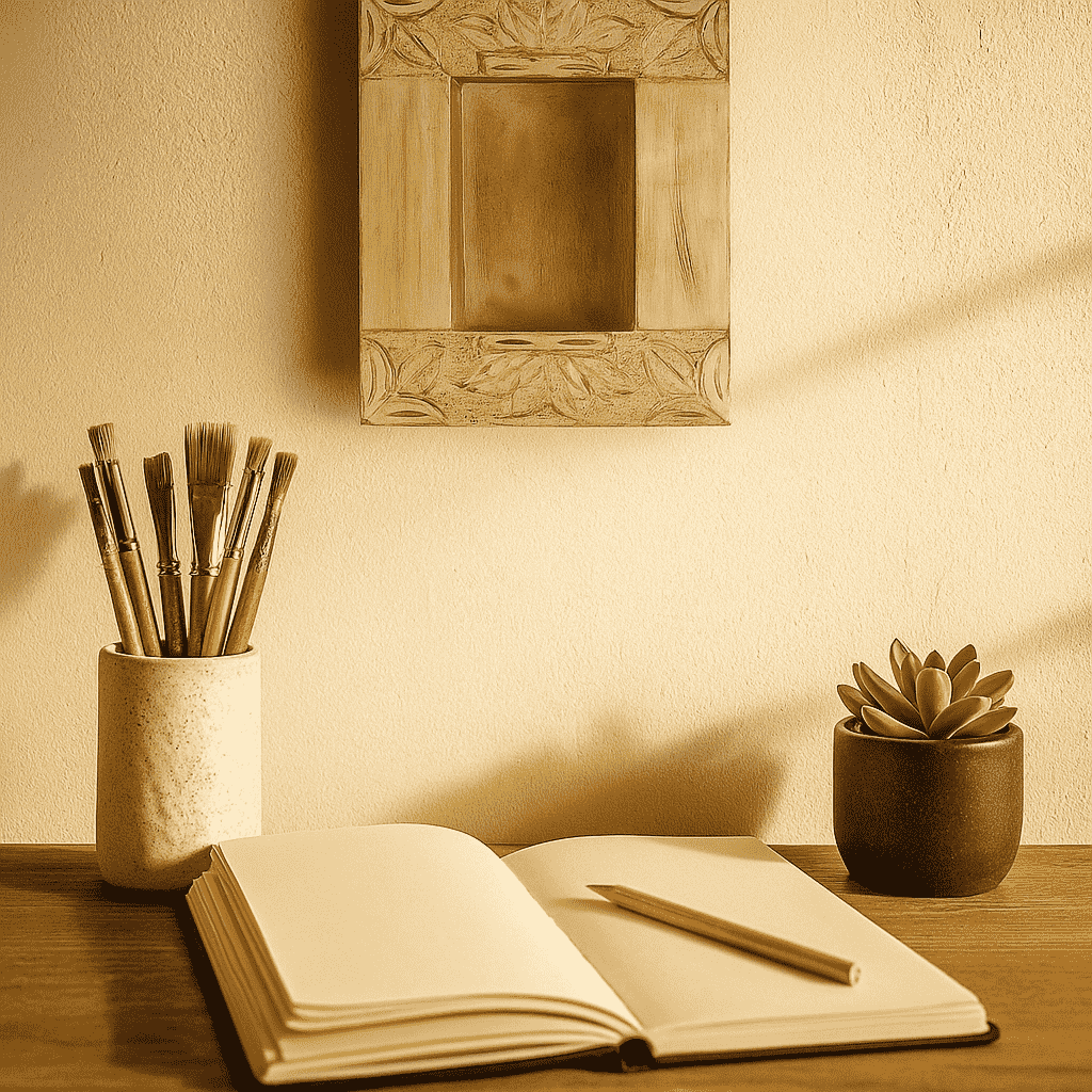 Hand Carved Wood Wall Frame – Jharoka-Inspired Rustic Decor