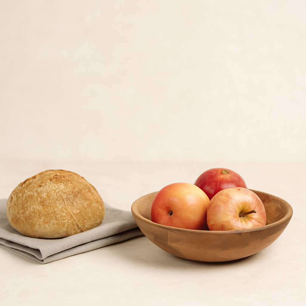 Turned Classic Mango Wood  Salad Bowl – Handcrafted