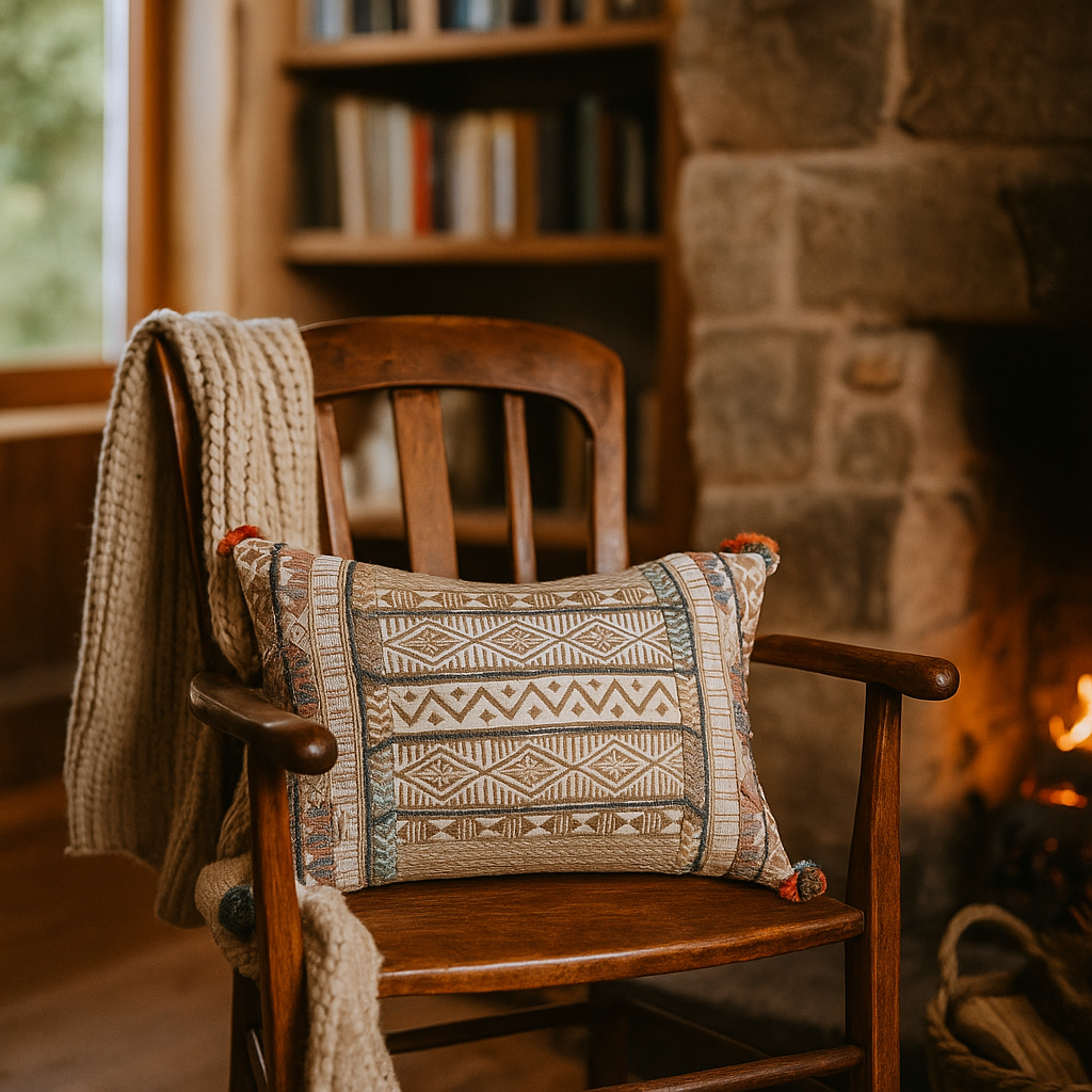 Multicolor Cotton Cushion Cover - Gleemium 