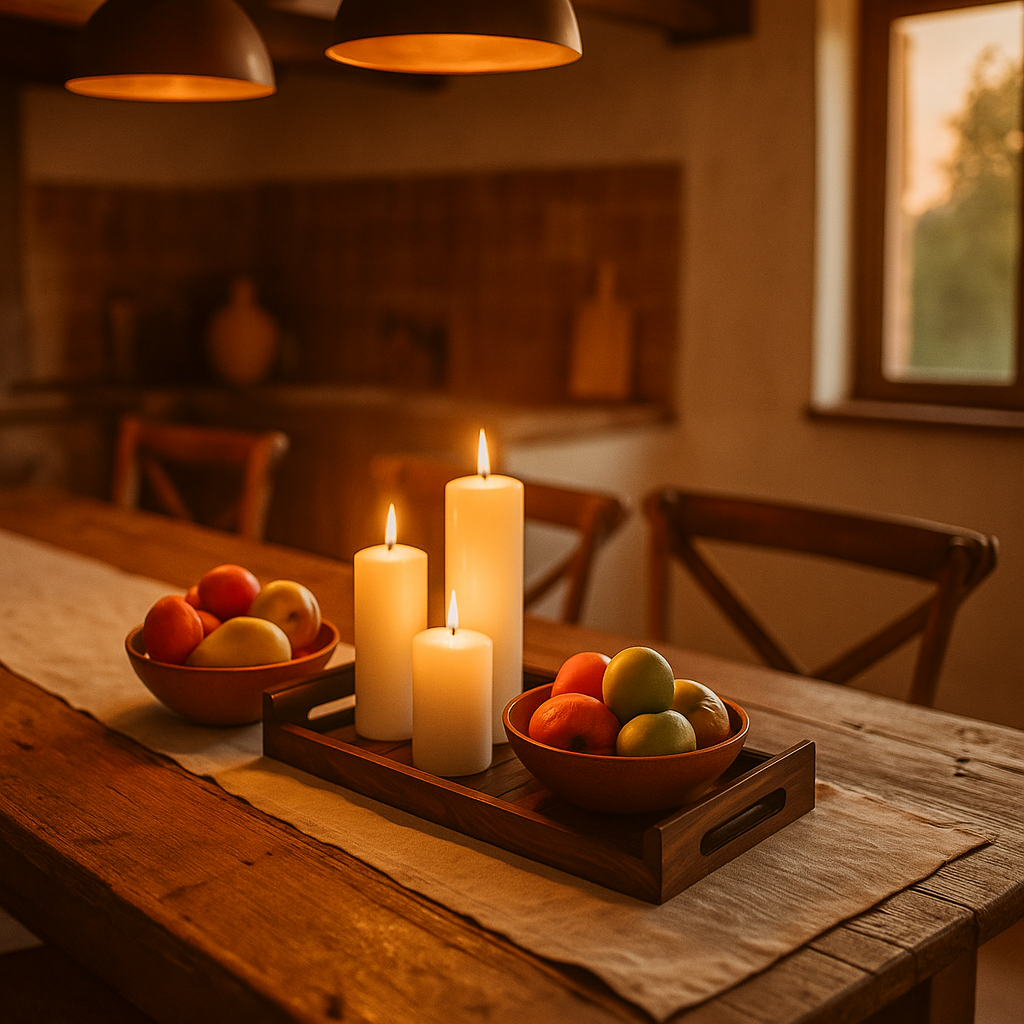 Gleemium Hand Cut Rosewood Serving Tray – Artisan Wooden Serving Tray for Dining & Entertaining 