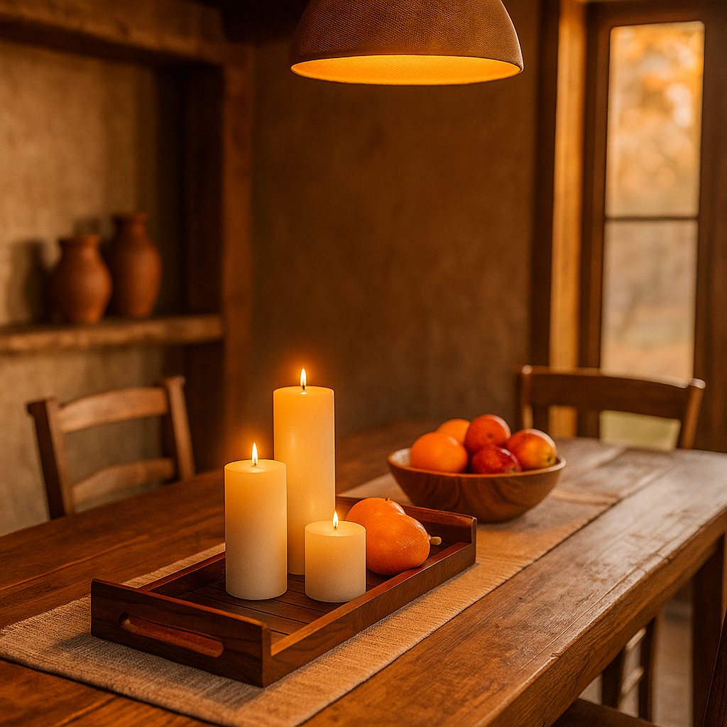 Gleemium Hand Cut Rosewood Serving Tray 