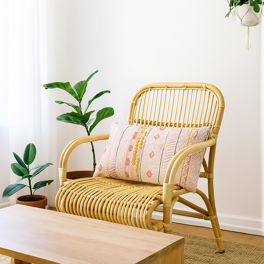 Maximal lumbar cushion cover at an angle