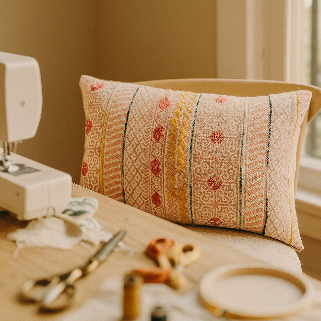 Maximal lumbar cushion cover concealed zip detail