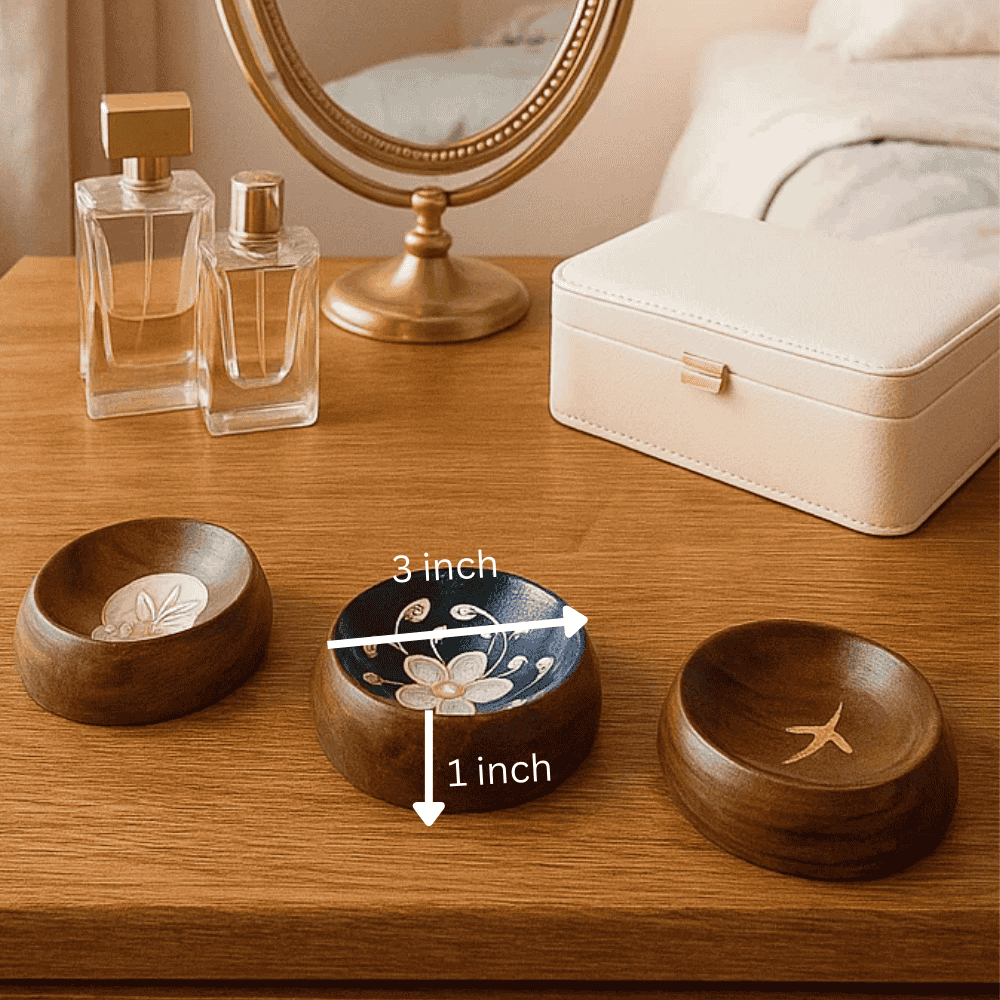 Florals &amp; Birds Trinket Trays