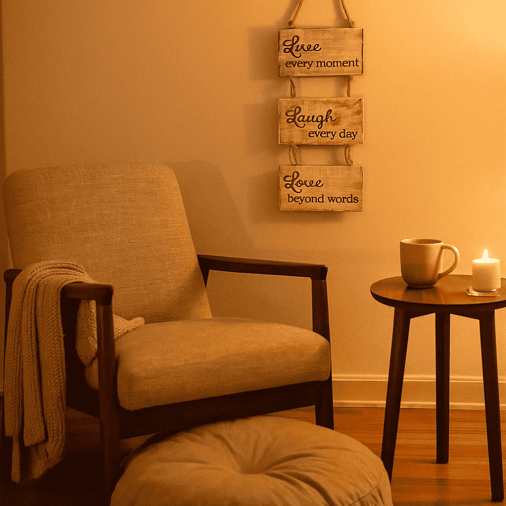 Live Laugh Love&#39; Tiered Hanging Wall Decor
