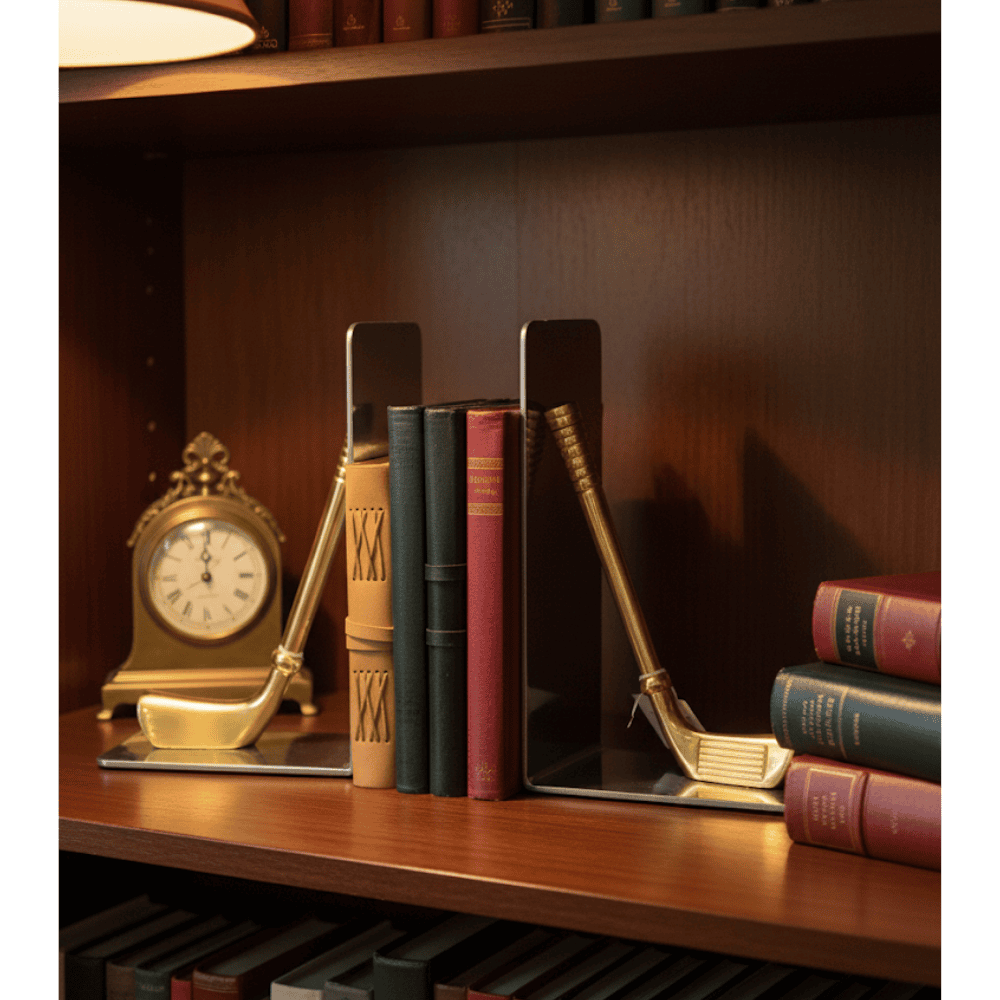 Statement Aluminium Decorative Hockey Bookends (Pair)