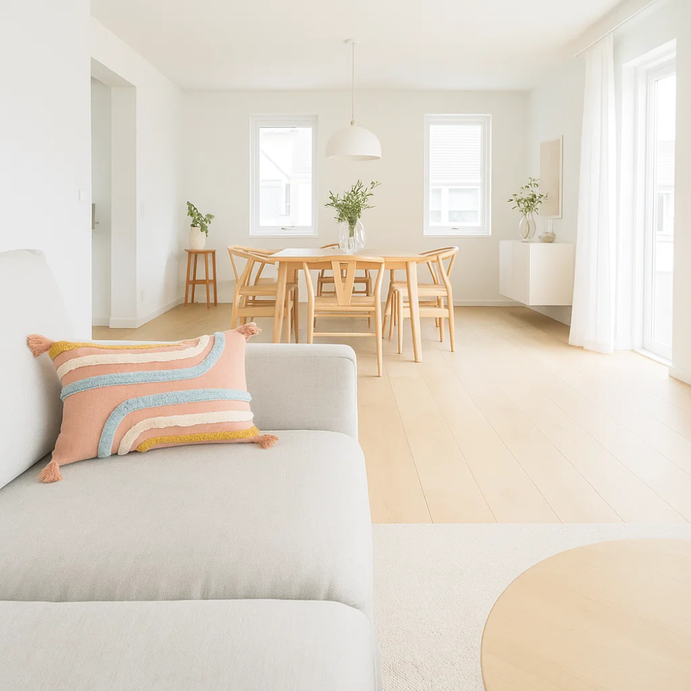 Woven Pink Cotton Cushion Cover – Handwoven Artisan Cotton Cushion with Boho Accents