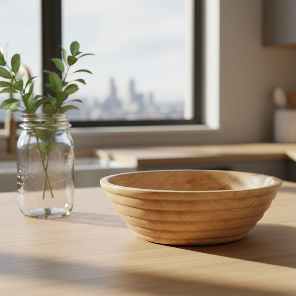 Handcrafted Gift of the Earthy Wood Bowl