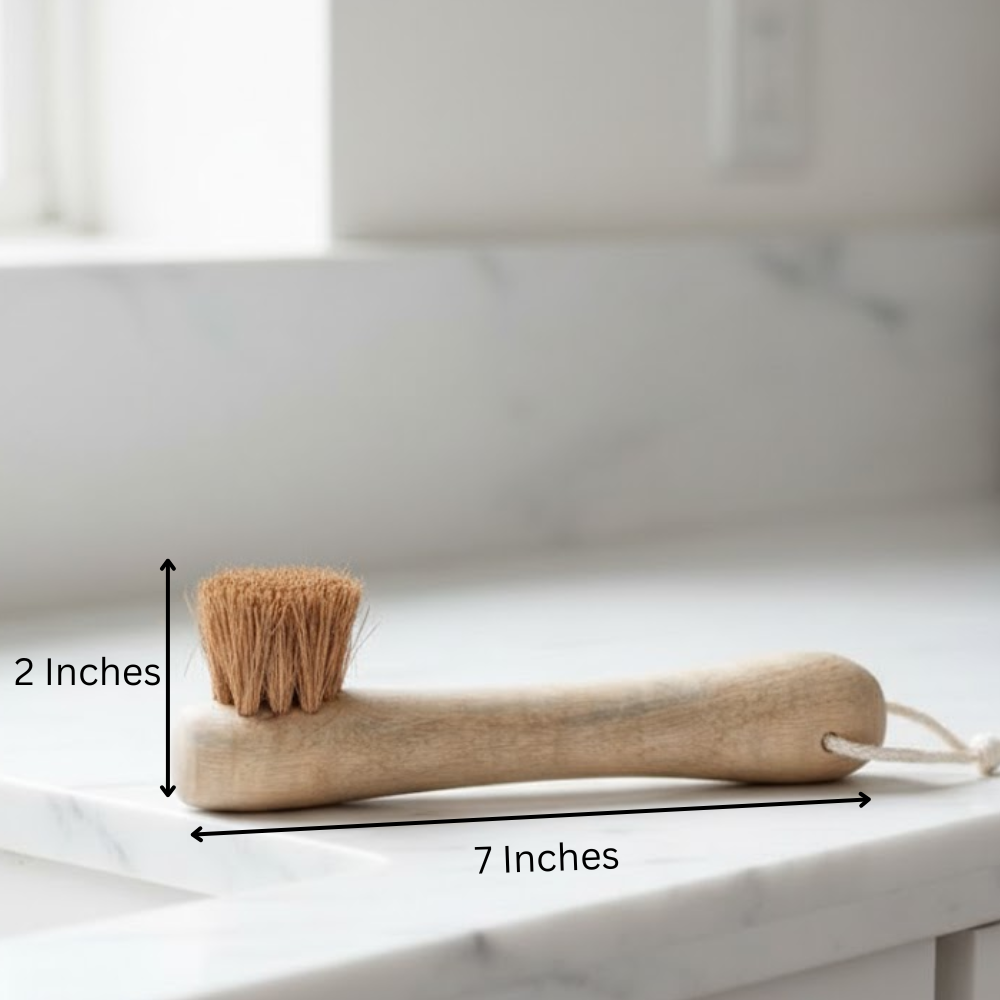 Handmade Coconut Fiber Cleaning Brush – Eco-Friendly Natural Scrubber for Household Use