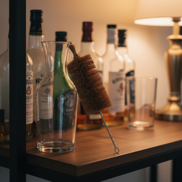 Handmade Coconut Fiber Bottle Cleaner – Eco-Friendly Natural Brush for Bottles & Jars