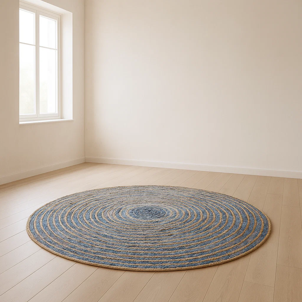 Round Jute Mat – Hand Braided