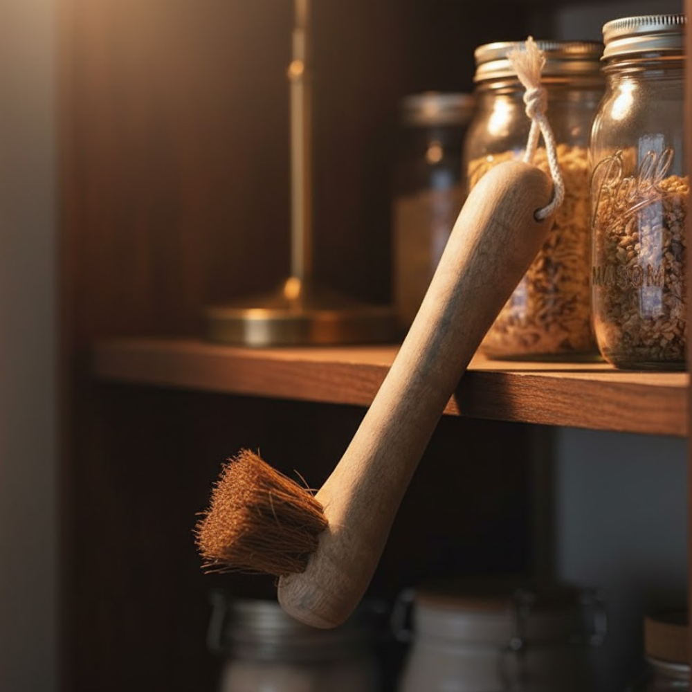 Handmade Coconut Fiber Cleaning Brush – Eco-Friendly Natural Scrubber for Household Use