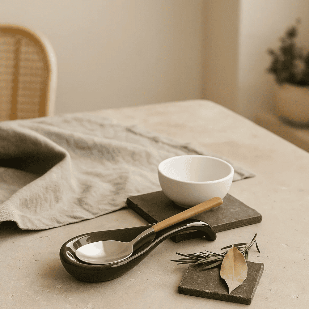 Ceramic Pottery Spoon Rest