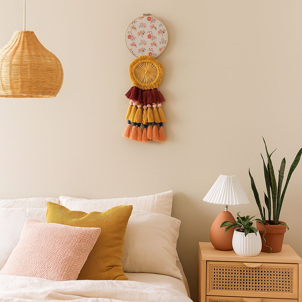 Floral Boho Wall Hanging