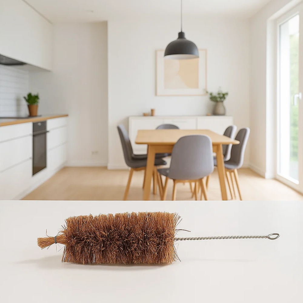 Handmade Coconut Fiber Bottle Cleaner – Eco-Friendly Natural Brush for Bottles & Jars