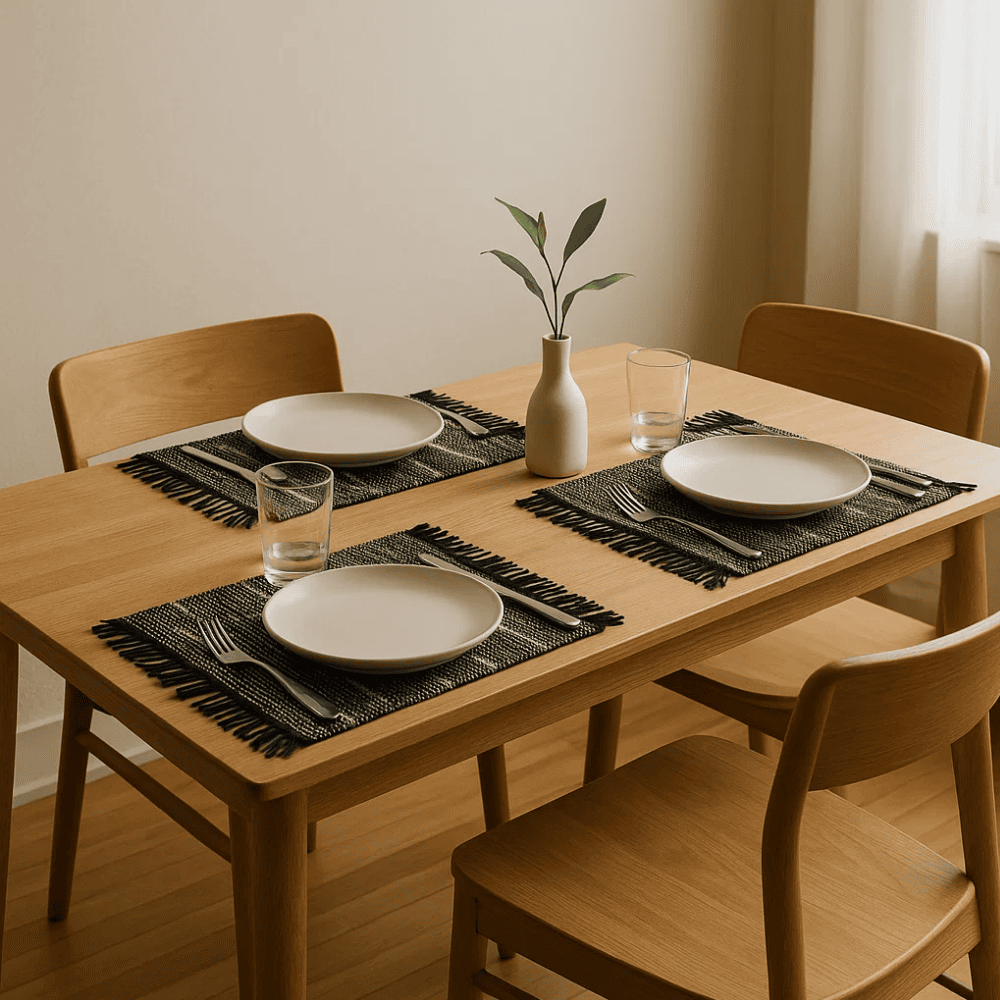 Handwoven Cotton Tasseled Placemats