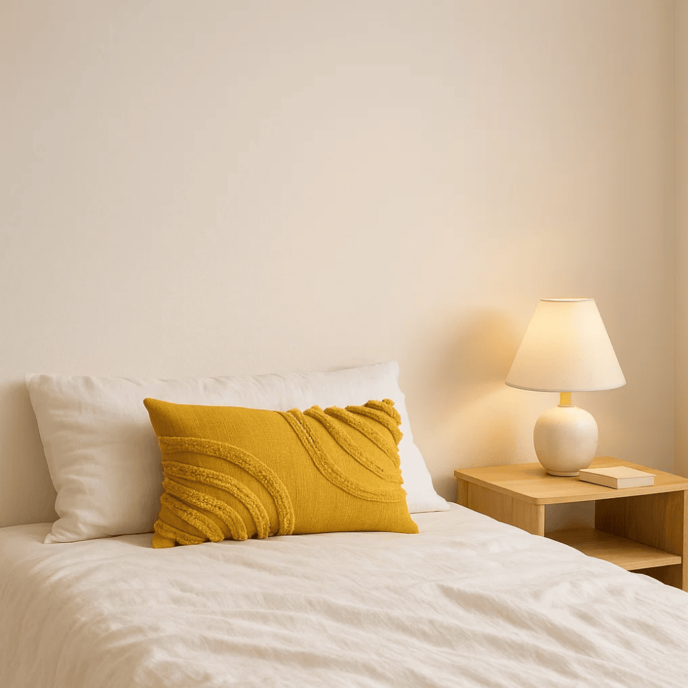 Handwoven Cotton Lumbar Cushion Cover
