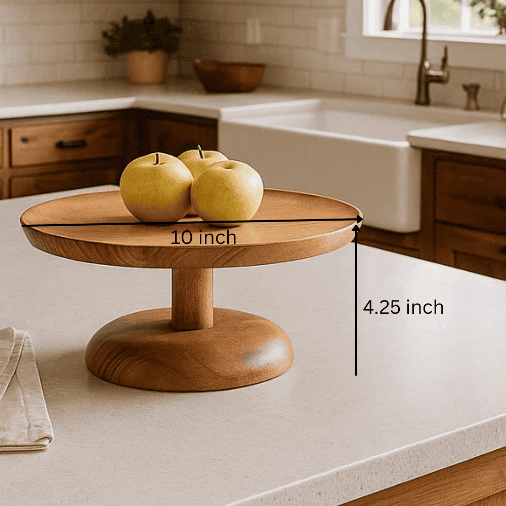 Classic Mango Wood Cake Stand