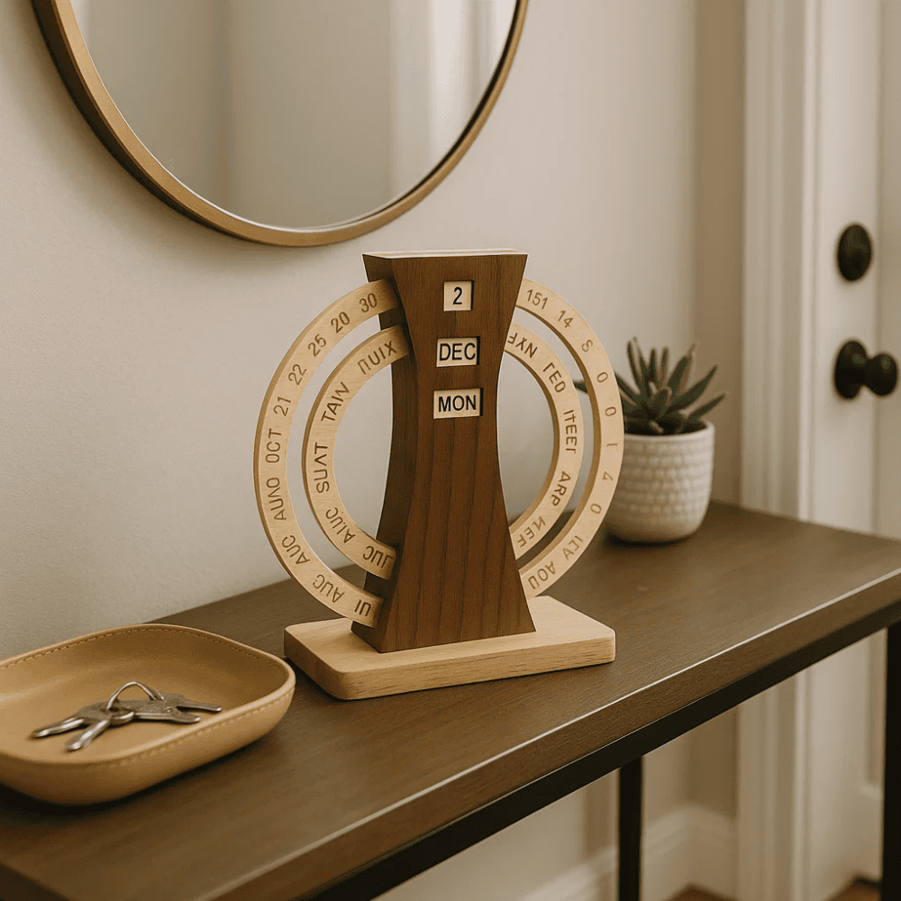 Perpetual Wooden Calendar