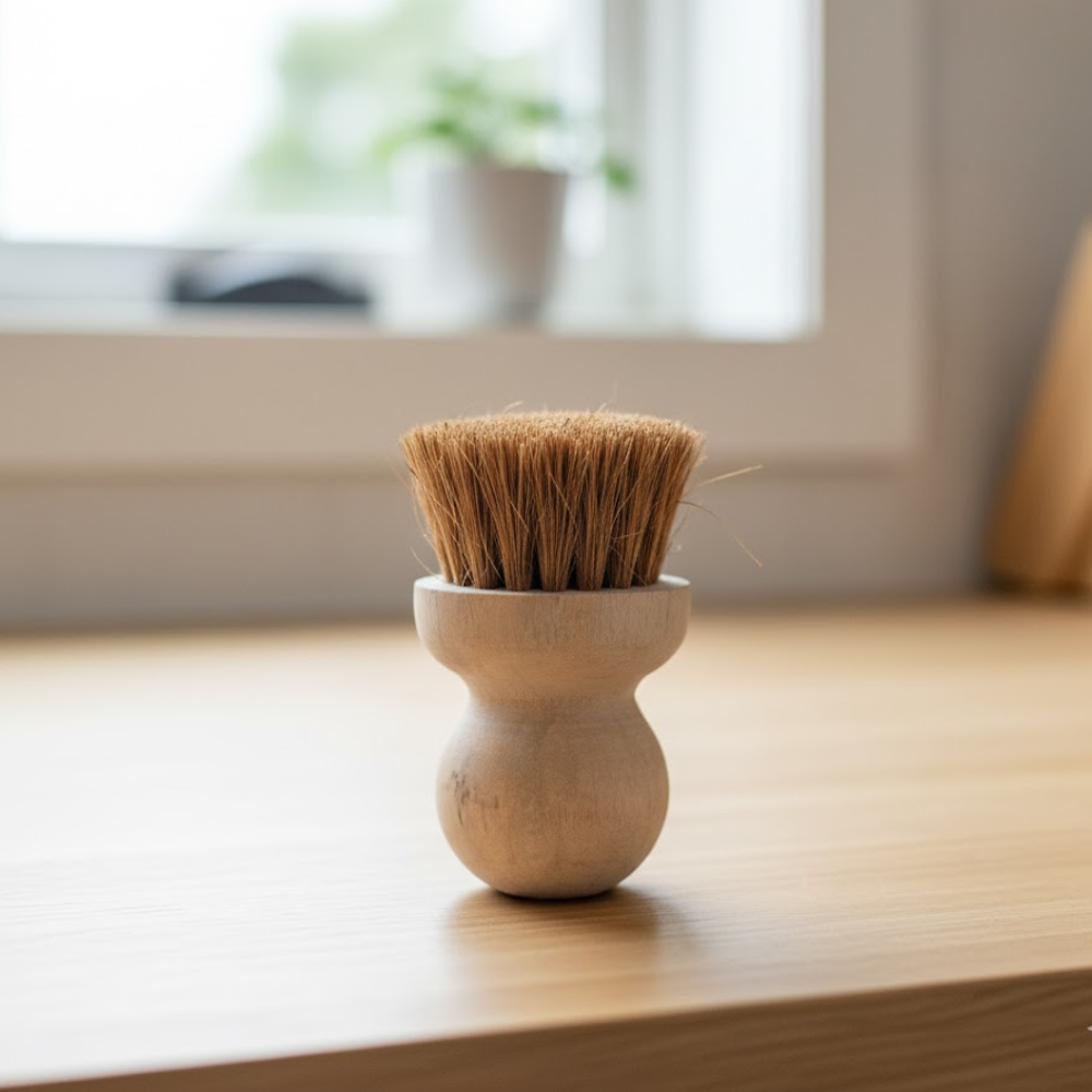 Handmade Coconut Fiber Pan Pot Brush – Eco-Friendly Natural Kitchen Scrubber for Pots & Pans