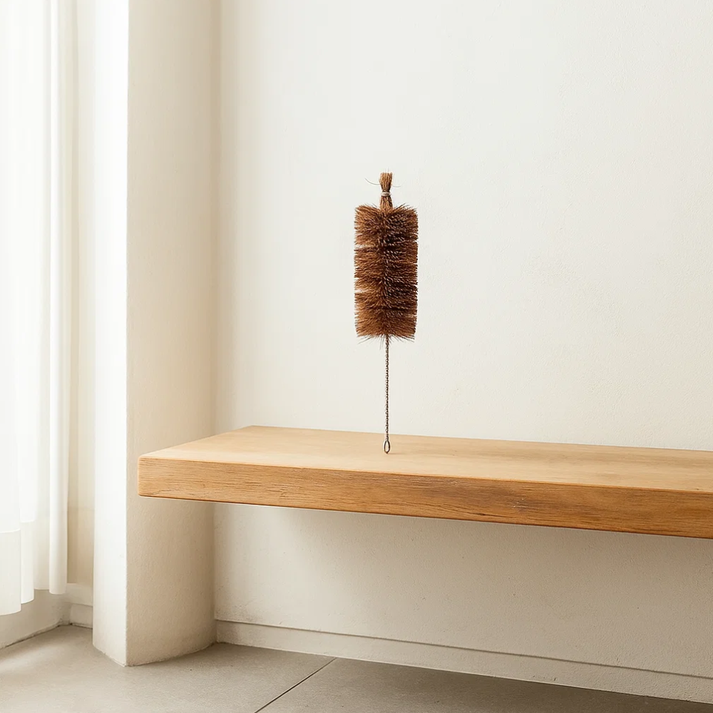 Handmade Coconut Fiber Bottle Cleaner – Eco-Friendly Natural Brush for Bottles & Jars