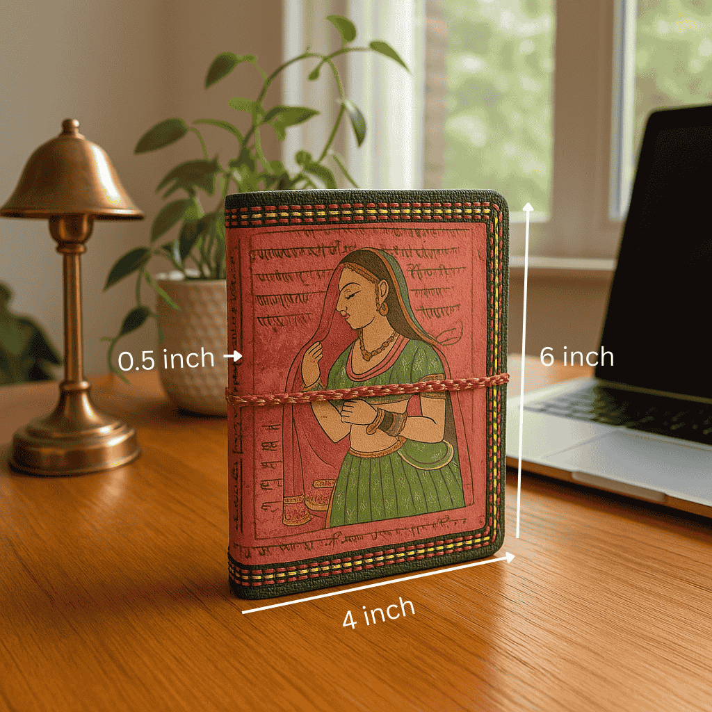 Recycled Ethnic Hand Painted Paper Journal – Eco-Friendly Journal