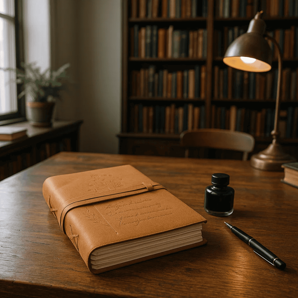 Handcrafted Suede Leather Journal