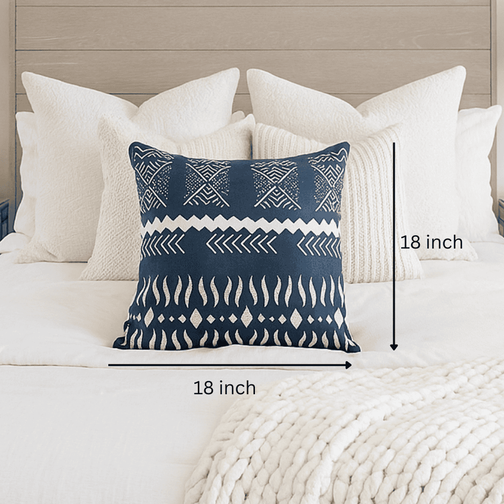 Tribal Monochrome Cotton Cushion Cover