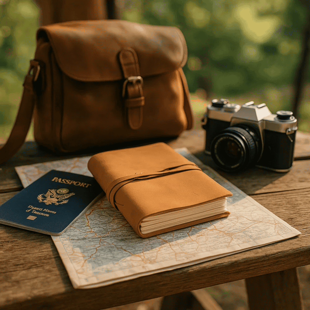Handcrafted Suede Leather Journal