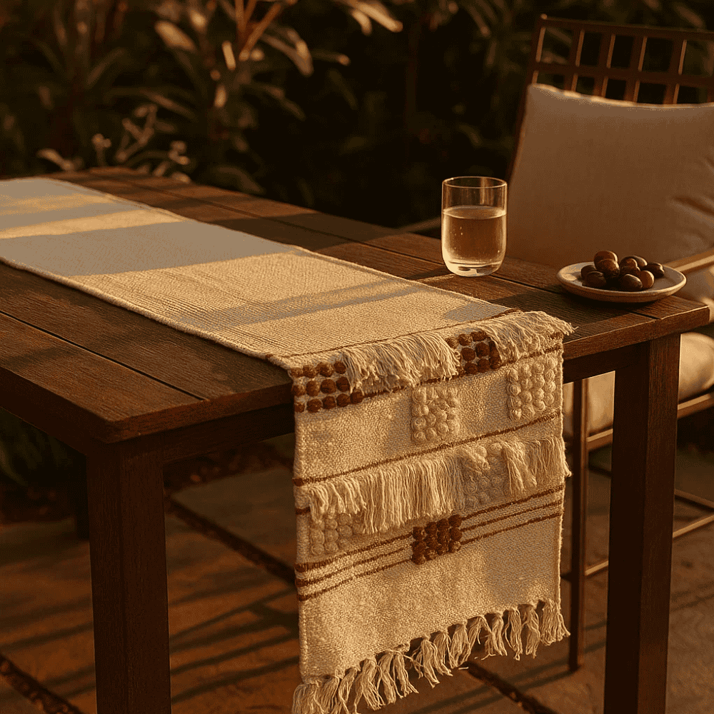 Bohemian Handwoven Table Runner