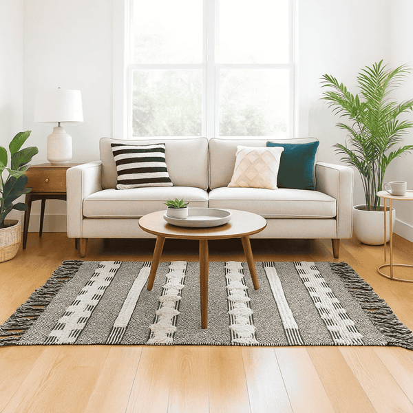 Tufted Handwoven Rug – Soft Artisan Floor Decor