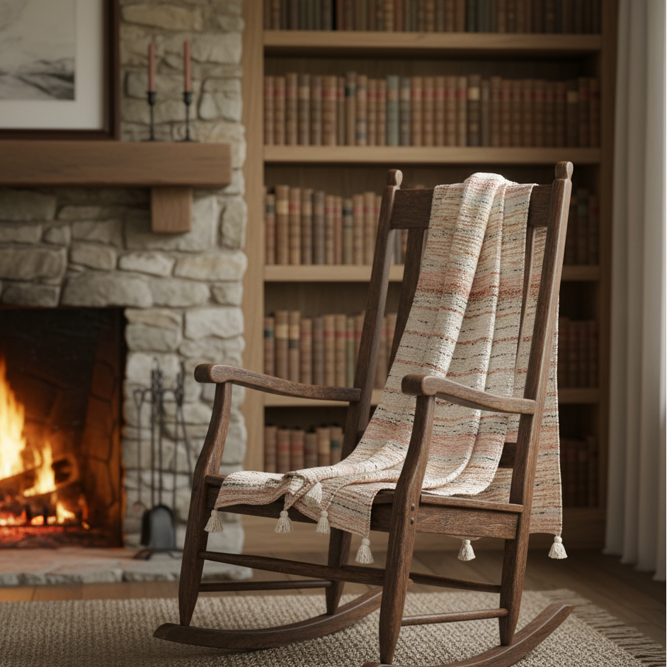 Gleemium Tufted and Handwoven Cozy Throw