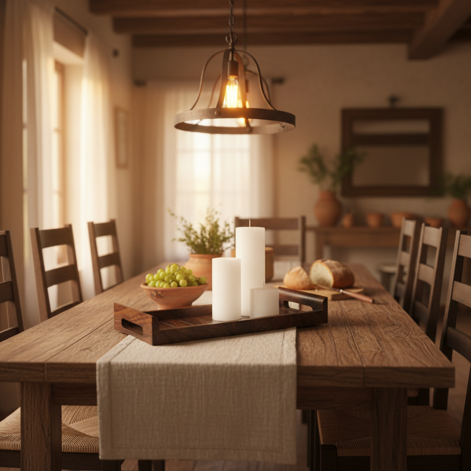 Gleemium Hand Cut Rosewood Serving Tray – Artisan Wooden Serving Tray for Dining & Entertaining 