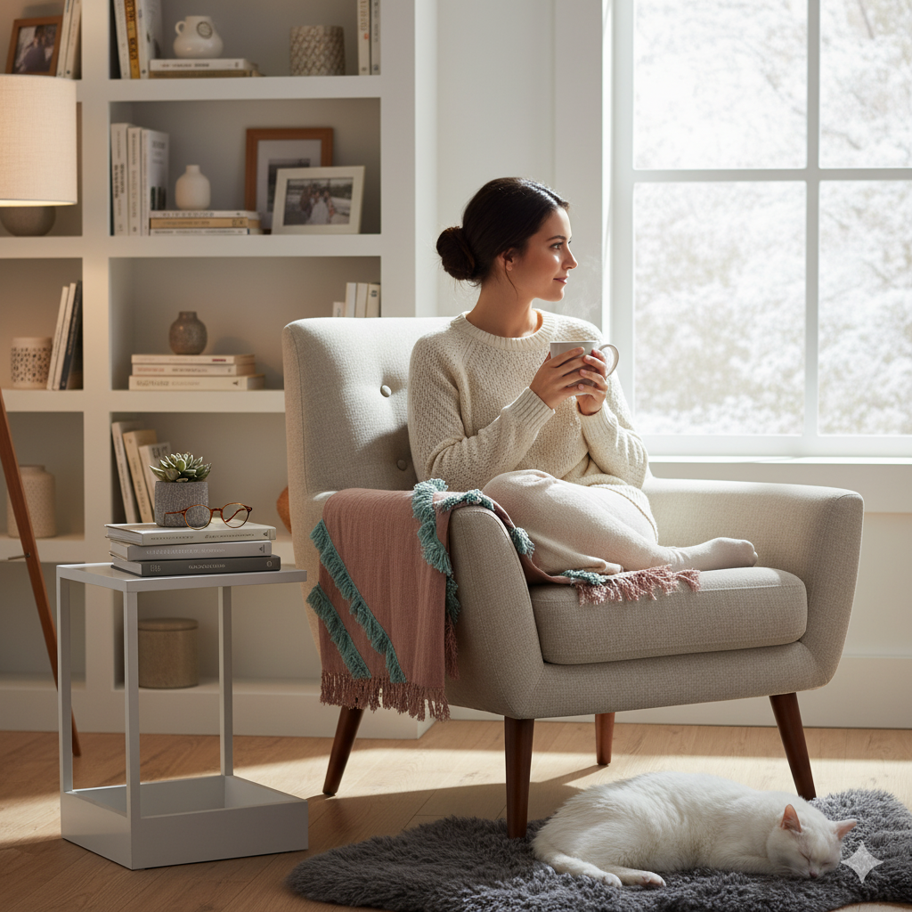 Handwoven Dusty Pink Throw with Teal Accents – Artisan Cotton Throw Blanket - Gleemium Online Shop