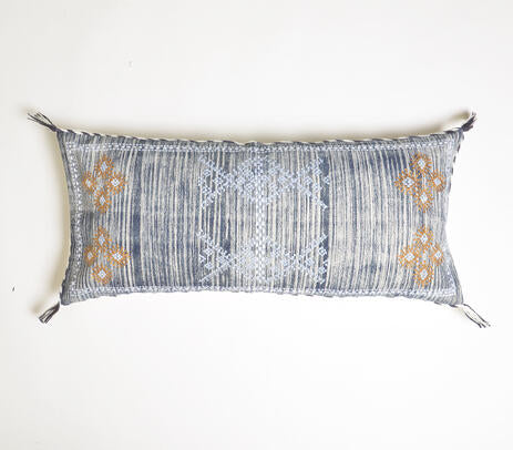 Coastal Lumbar Cotton Cushion Cover