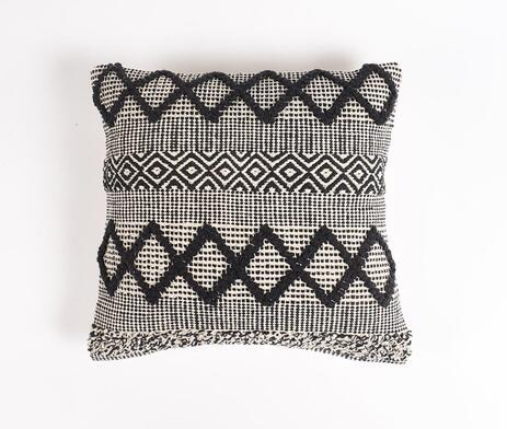 Diamond Monochrome Cushion Cover – Soft Cotton