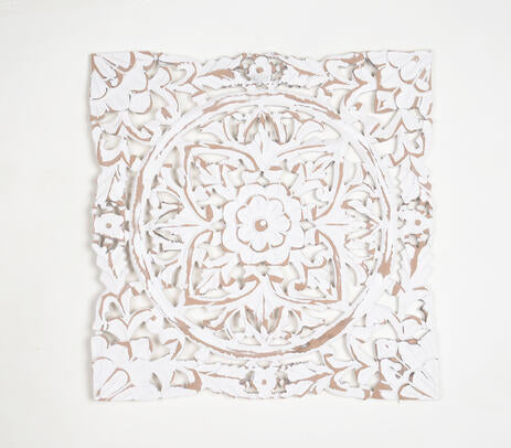 MDF Medallion Distressed Wall Plaque IB