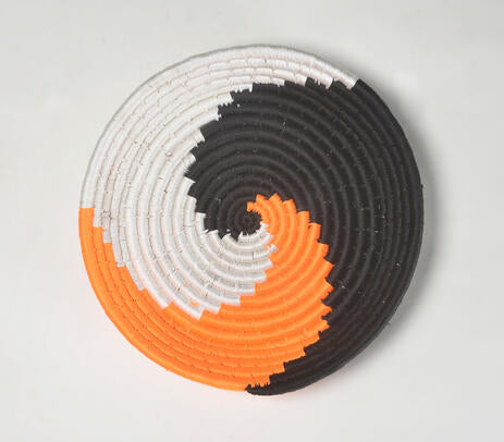 Handwoven Spiral Wall Plate