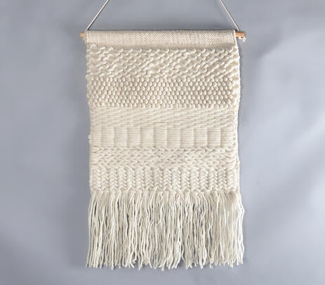 Fringed Woolen Wall Hanging