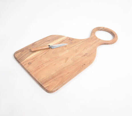 Stylish Raw Acacia Wood Chopping Board – Water-Resistant