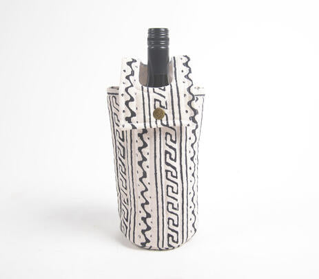 Tribal Printed Fabric Wine Bottle Bag – Stylish Aussie Gifting
