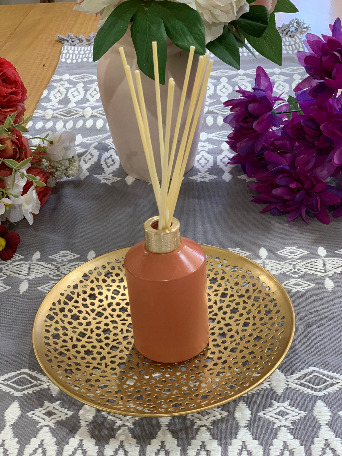 Latticed Iron Decorative Tray IB
