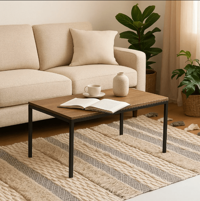 Hand Tufted Smokey Rug – Soft Cotton Texture