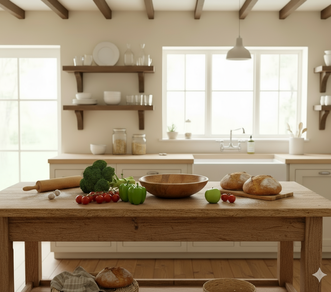 Turned Classic Mango Wood  Salad Bowl – Handcrafted